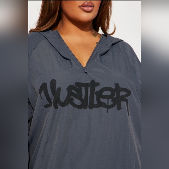 "Hustler" Windbreaker Mini Dress - Picture 5 of 7